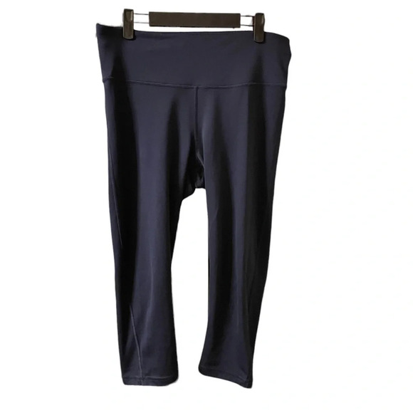 GAP FIT NAVY BLUE CROPPED LEGGINGS - Picture 1 of 5